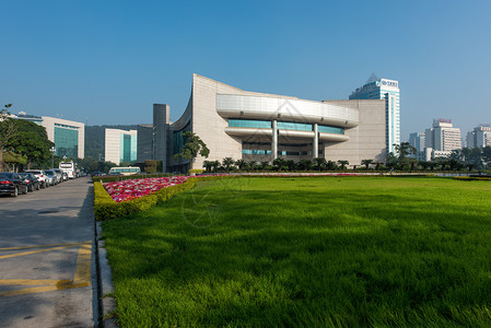 厦门人民大会堂背景图片