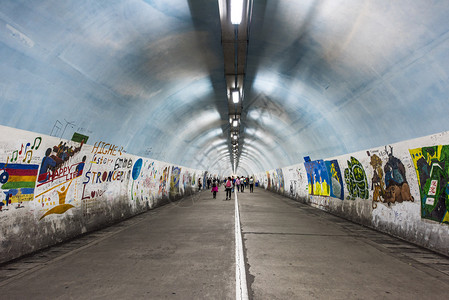 厦门大学芙蓉隧道图片