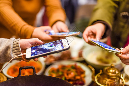 新疆菜闺蜜聚会同学聚会家庭聚会手机拍摄美食背景