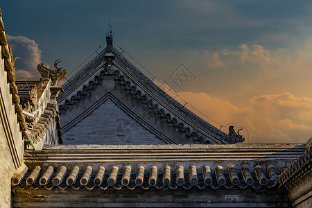 北京恭王府古建筑当清代高清图片
