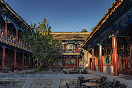 北京恭王府背景图片