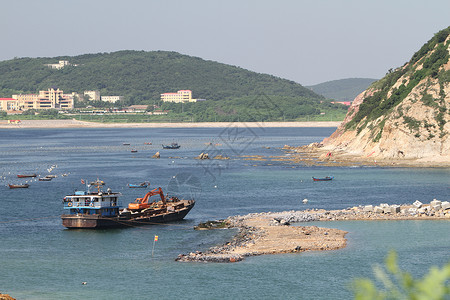 大连的海滩图片