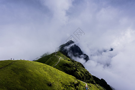 萍乡市武功山背景