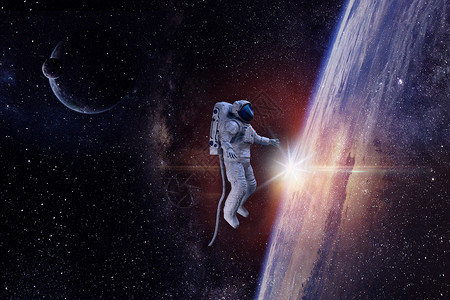 宇航员 背景图片