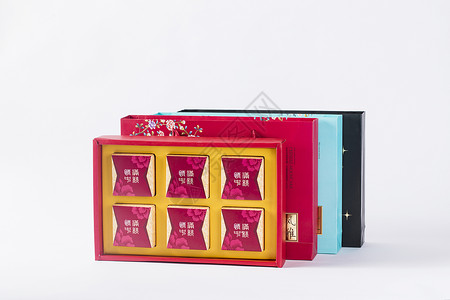 中秋节月饼礼盒背景图片