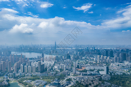 俯瞰武汉背景图片