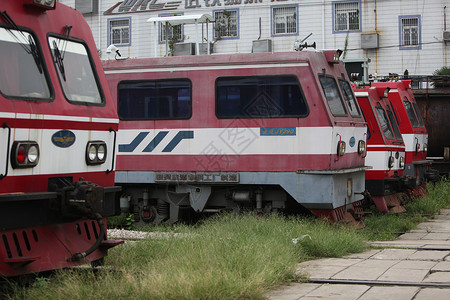 老式的火车机车背景图片