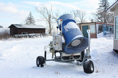 长白山的吹雪机图片