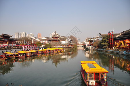 秦淮风景南京秦淮河背景