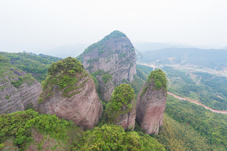 江西赣州南武当山背景图片