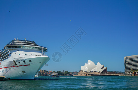 澳洲悉尼歌剧院景色背景图片