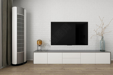 空调装饰电视背景设计设计图片