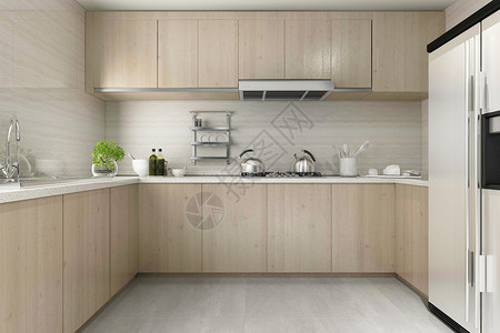 厨房空间设计背景图片