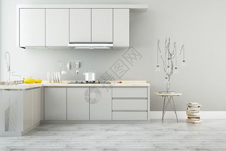 厨房空间家居模型素材高清图片