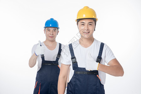 两个工人维修工人形象背景