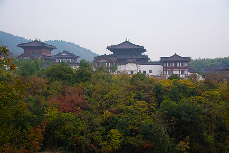 皖南著名泾县古村风景区背景