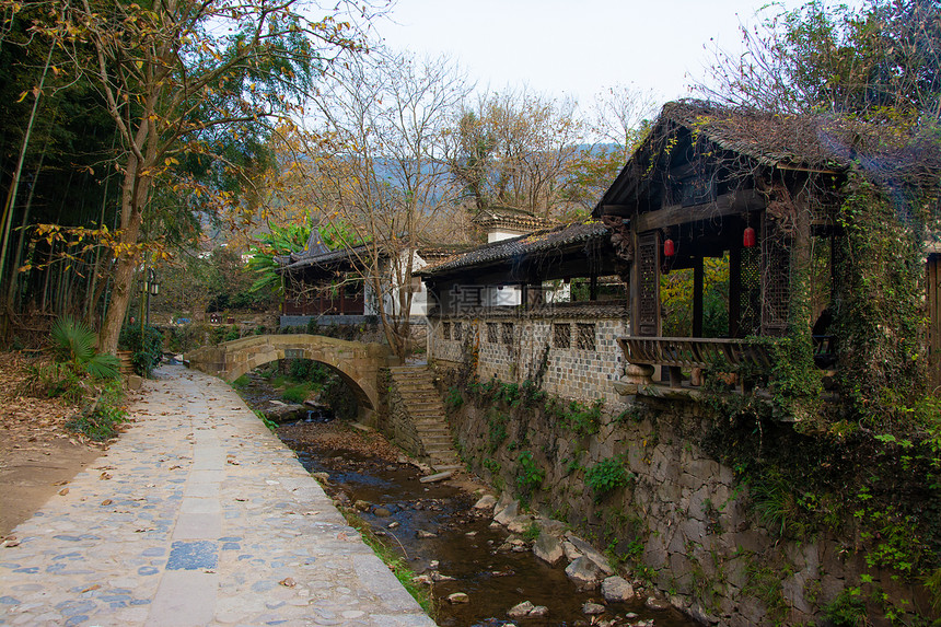 皖南著名泾县古村风景区图片