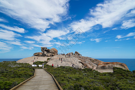 澳洲南澳袋鼠岛景色高清图片