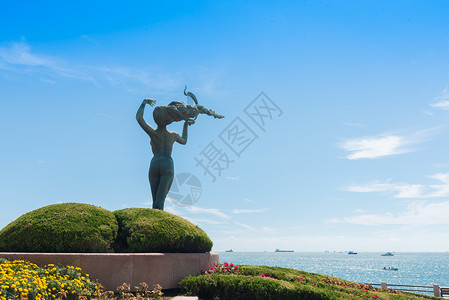 海滨湾花园青岛小青岛公园背景