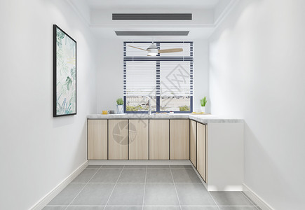 现代简洁风厨房家居陈列室内设计效果图背景图片