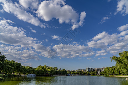 北京陶然亭.湖心亭.风雨同舟亭背景