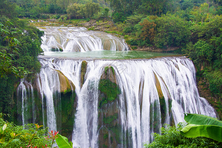 贵州黄果树大瀑布背景图片