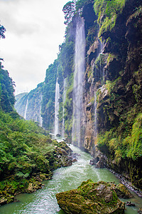 贵州黔西南马岭河峡谷背景图片