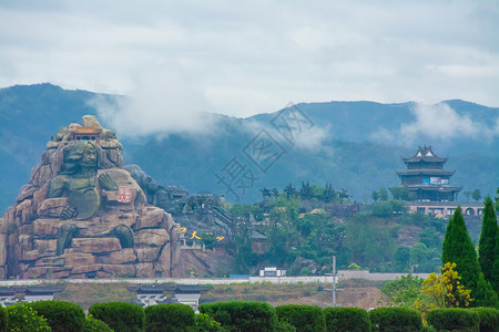 湖北蕲春县风光背景