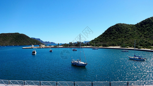 普雷莫塞洛墨西哥洛雷拓小湾背景