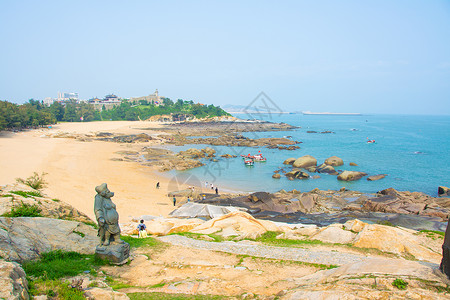 福建泉州开元寺风景福建泉州崇武古城背景