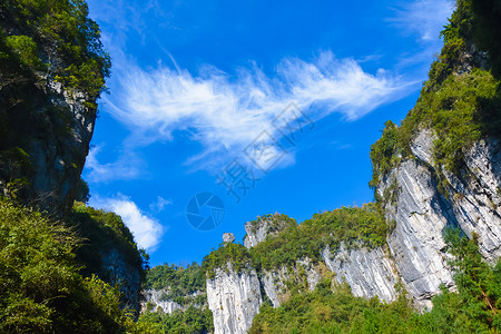 武隆地缝重庆武隆天坑背景