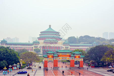 重庆人民大礼堂背景图片