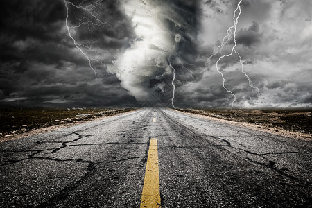 道路环境台风设计图片