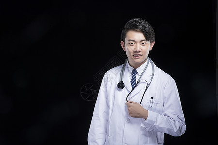 青年男性医生背景图片