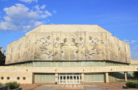 乌克兰大学体育馆背景