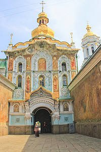 乌克兰基辅洞穴修道院高清图片