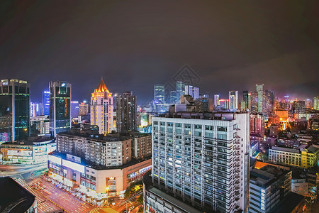 汽车背景素材成都骡马市夜景背景