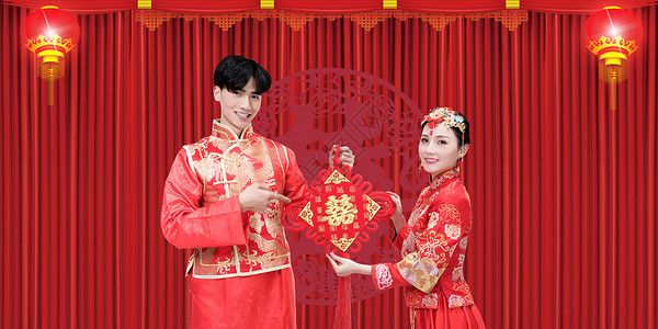 中式婚礼舞台中式婚礼设计图片
