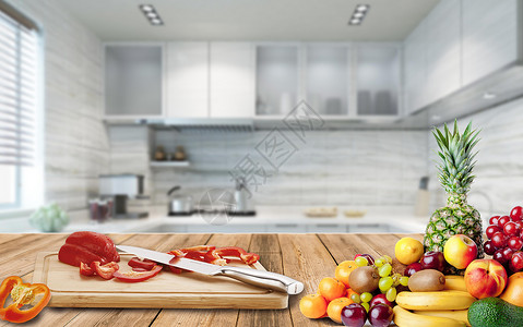 营养油烹饪厨房设计图片