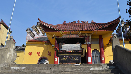 安徽马鞍山采石矶安徽马鞍山寺庙背景