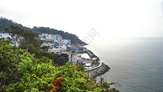 澳门海滩澳门竹湾景区背景