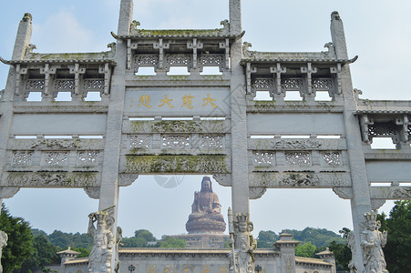 佛山西樵山风景区背景