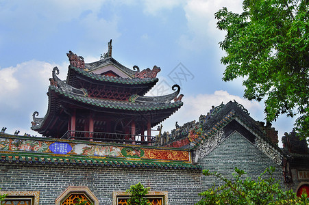 黄飞鸿故居背景图片