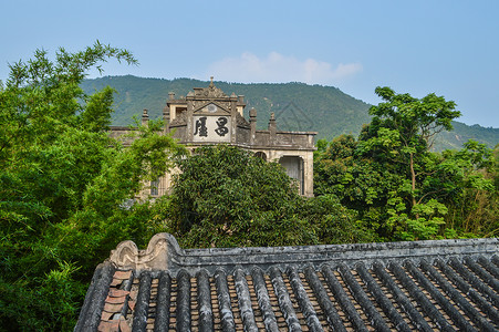 开平碉楼风景区文化高清图片素材