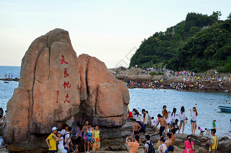 大梅沙海滩深圳大梅沙景区背景