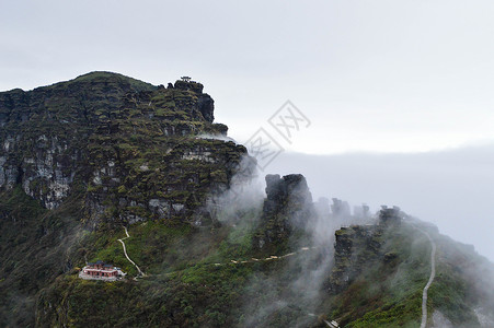 贵州铜仁梵净山风景区背景图片