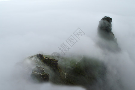 贵州铜仁梵净山风景区背景图片