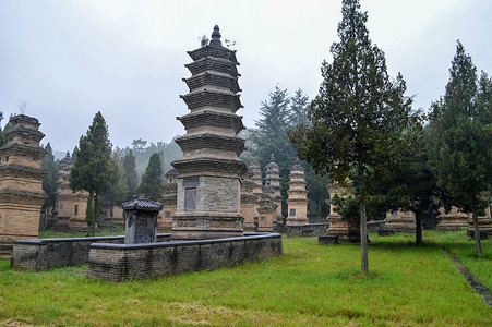 河南少林寺背景图片