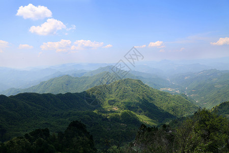 湖北武当山背景图片