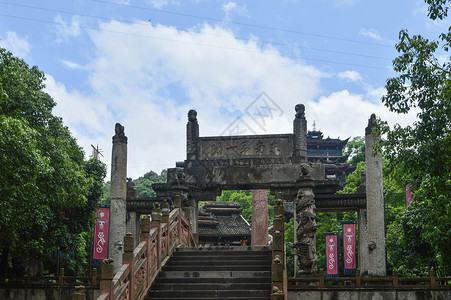 土家风情园土家族建筑高清图片